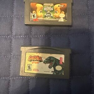 Godzilla: The Series - Black Game Cartridge